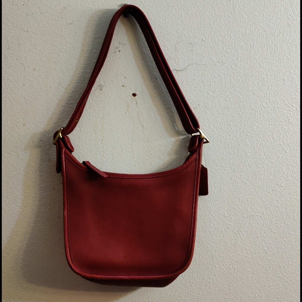 Vintage Coach Purse - red